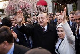 Chaleureux accueil populaire réservé à Erdogan à Washington